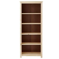 58 in tall natural Bookcase