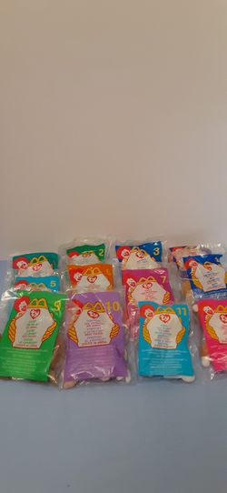 Ty McDonalds Beanie Babies complete set of 12 1999