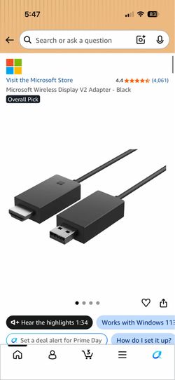 Microsoft wireless display adapter