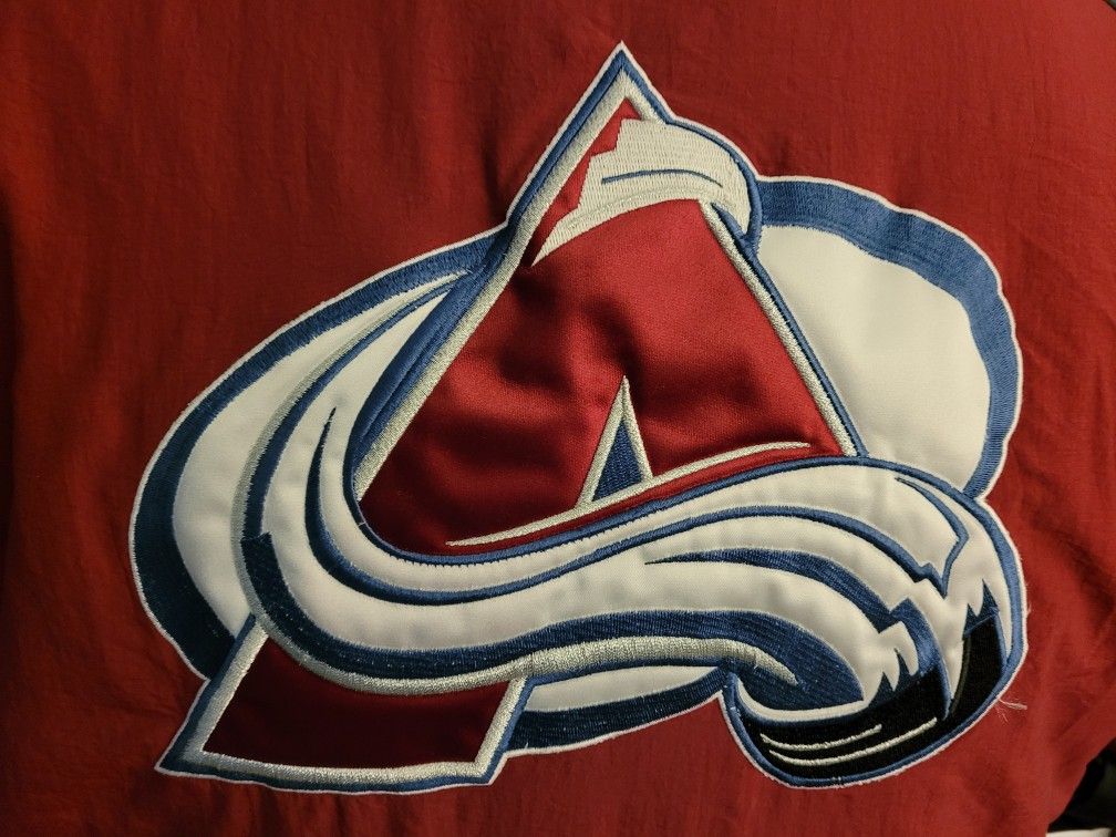 Vintage NHL Colorado Avalanche Starter 1/2 Zip Pullover Jacket Coat Men's XXL
