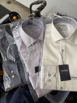 Tm Lewin 15 33 Slim Fit Dress Shirt Unopened