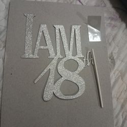 Im 18th Cake Topper