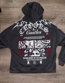 Crooks & castles zip up hoodie