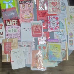 Assorted HALLMARK CARDS AND ENVELOPES 