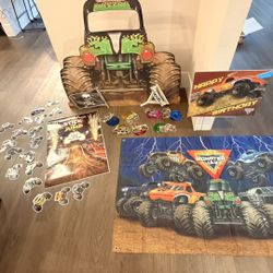 Monster Truck Birthday Party Supplies Lot – Monster Jam + Hot Wheels Theme