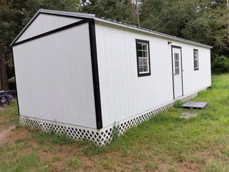 Shed House White 14x44