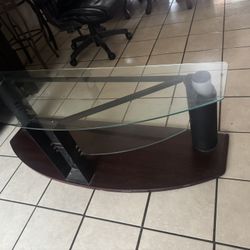 Glass Tv Stand 