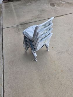 Lakeshore metal chairs