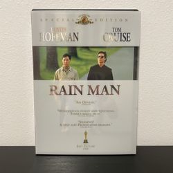 Rain Man DVD Special Edition Tom Cruise Dustin Hoffman Movie Autism 1988