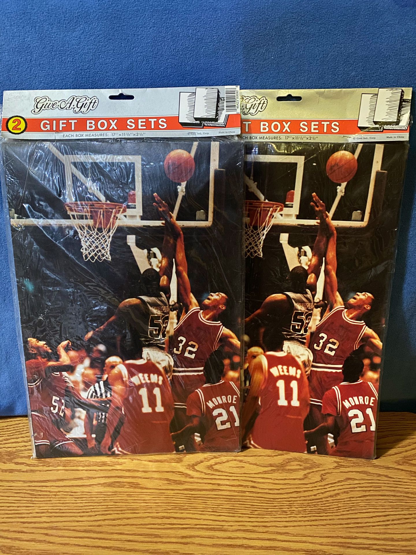 Vintage Basketball Gift Boxes (1990s)