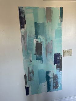 Acrylic Painting Blue 