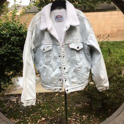 Vintage Levi Denim Sherpa Jacket 