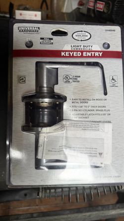 Universal Hardware Keyed Entry Door Lock