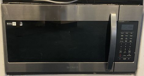 Black Stainless Steel Samsung Over The Range Microwave (8-0069)