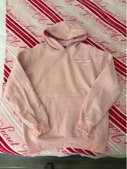 White fox boutique pullover hoodie - pink