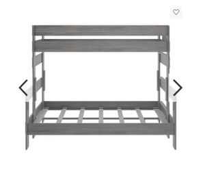Rustic Twin XL over Queen Bunk Bed