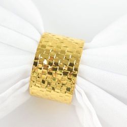 Gold Napkin Rings - 24