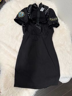 Police Dress Costume Sz S
