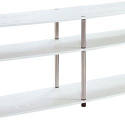 White 3 Tier 60" TV Stand