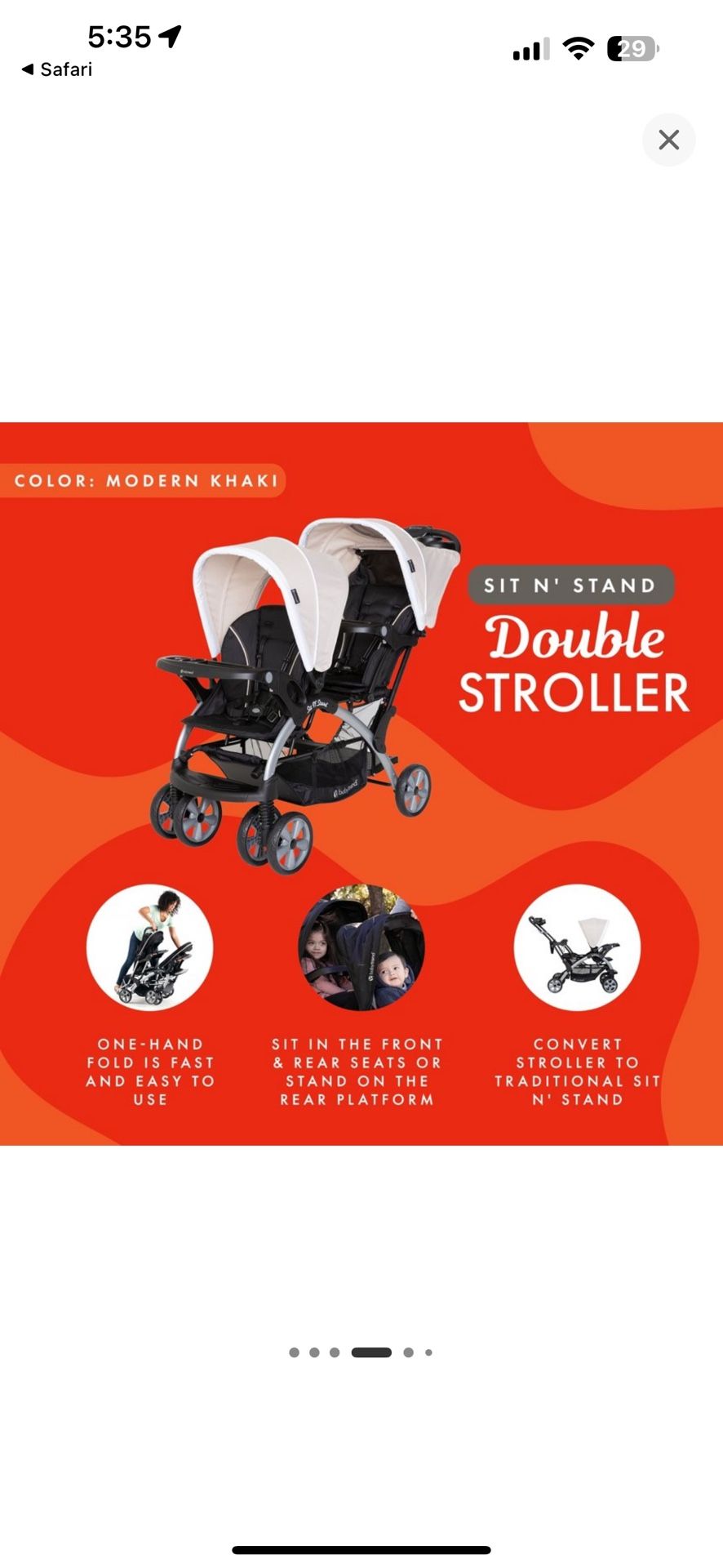 Baby trend Double stroller