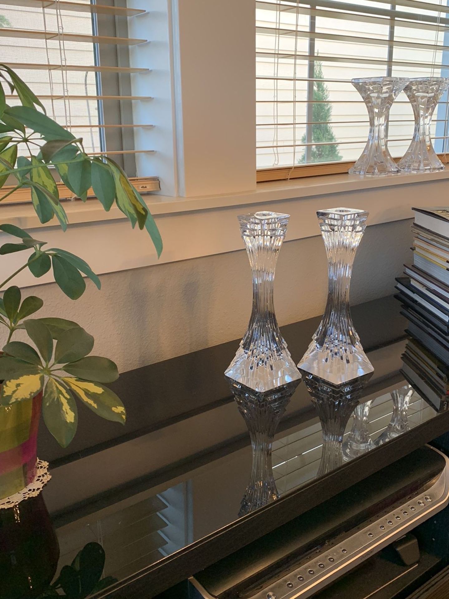 Set Of Crystal Candelabras