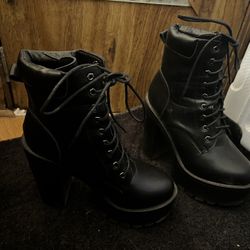 Black Combat Boots