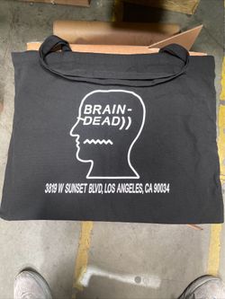 Brain Dead Fabrications Sunset Blvd Large Canvas Tote Bag 17” x 22”