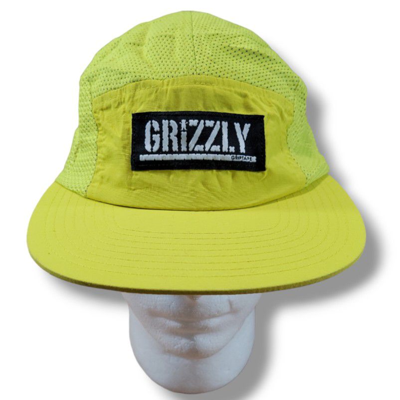 Grizzly Griptape Hat OSFM By Diamond Supply Co 5 Panel Cap Streetwear Adjustable Hat