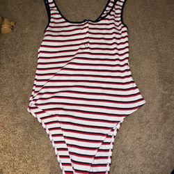 Striped Tank Top Bodysuit