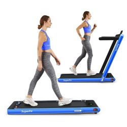 $300 COSTWAY GOPLUS SUPERFIT FOLDAWAY ELECTRIC TREADMILL 