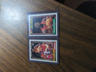 DOMINIQUE WILKINS BASKETBALL CARDS.