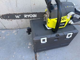 RYOBI 16 in. 37cc 2-Cycle Gas Chainsaw with Heavy-Duty Case