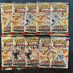 Pokemon Prismatic Evolutions Booster Packs