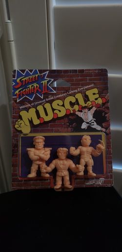 Street Fighter II Muscle Super 7 Mini Action Figures Brand New Authentic Capcom  