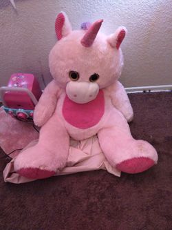 Big pink unicorn Teddy bear