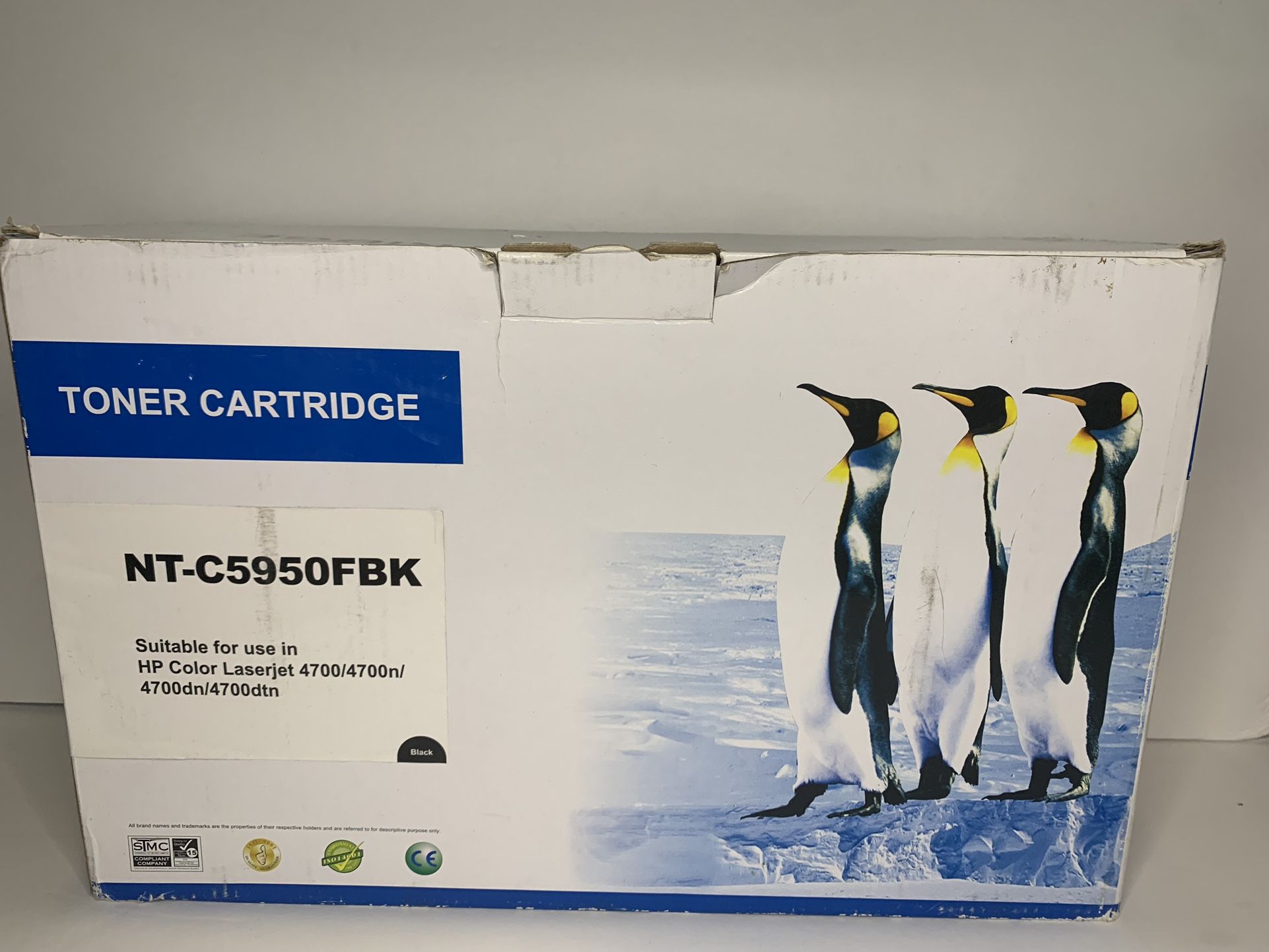 New NT-C5950FBK Black Toner for HP Color LaserJet 4700/4700n/4700dn/4700dtn