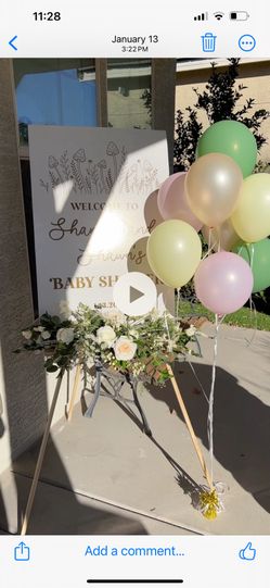 Large Lot Gender Neutral Baby Shower Decor/Signs/Balloons