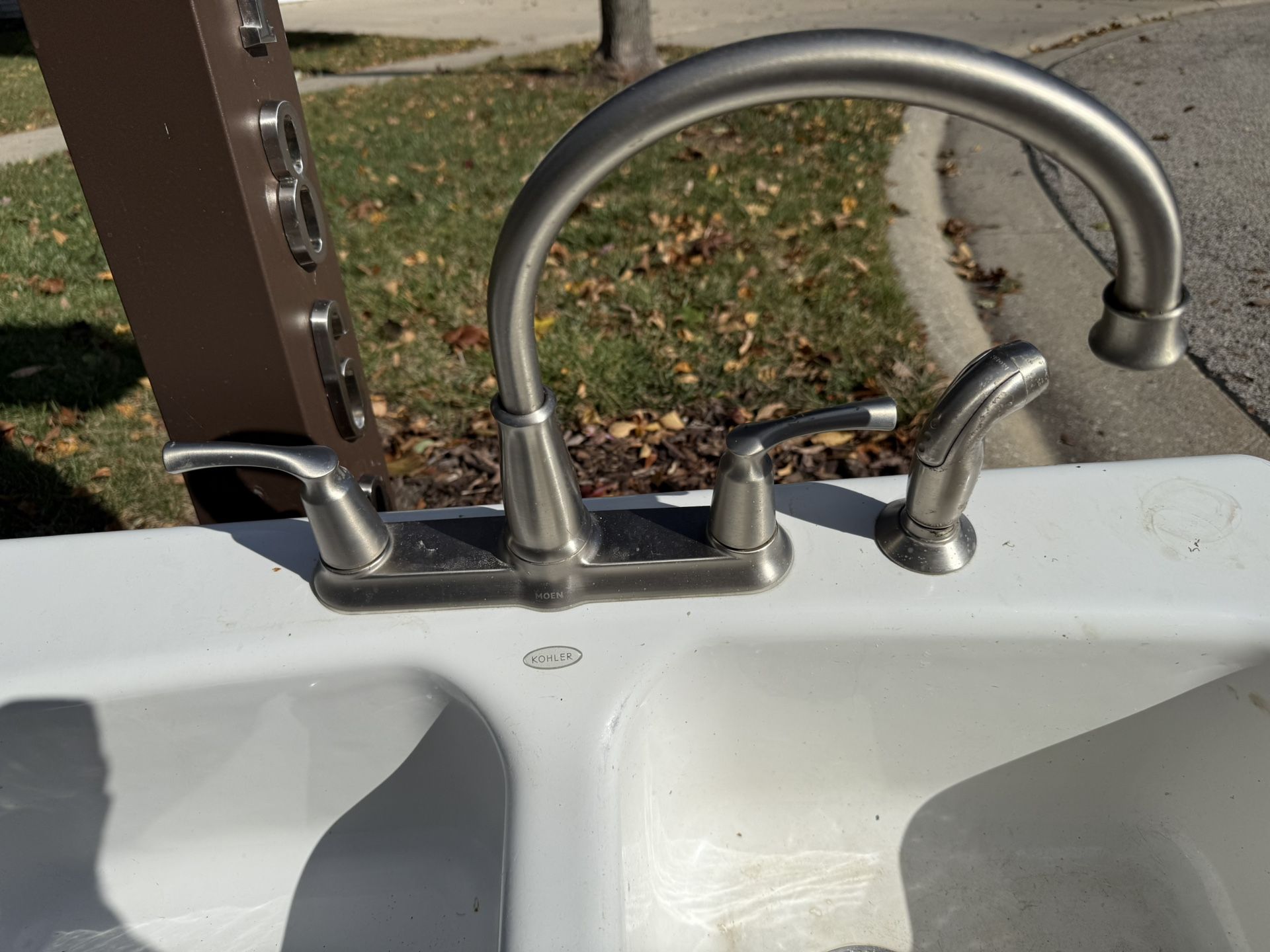 Free Kohler sink (used) & Nice faucet setup (only Like 1 Year Old).