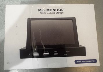 Mini Monitor 5in Usbc Docking Station Rasberry Pi
