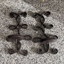 2 Candle Holder Sconces 