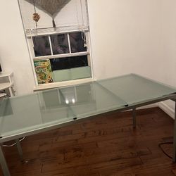 Glass Desktop Table
