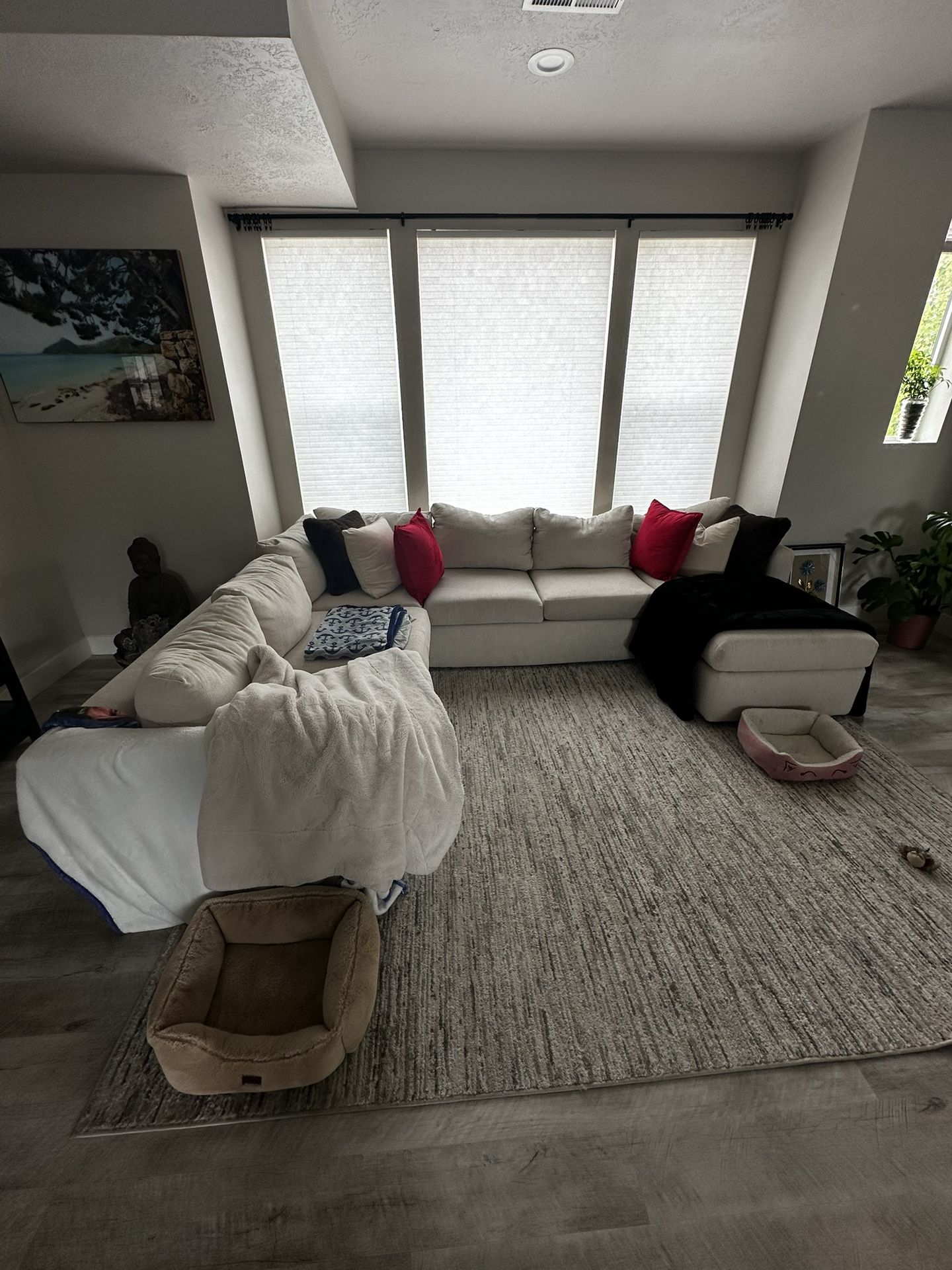 Modern Beige Sectional Couch from Living Spaces