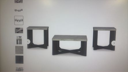 3-Piece Coffee and End Table Sett