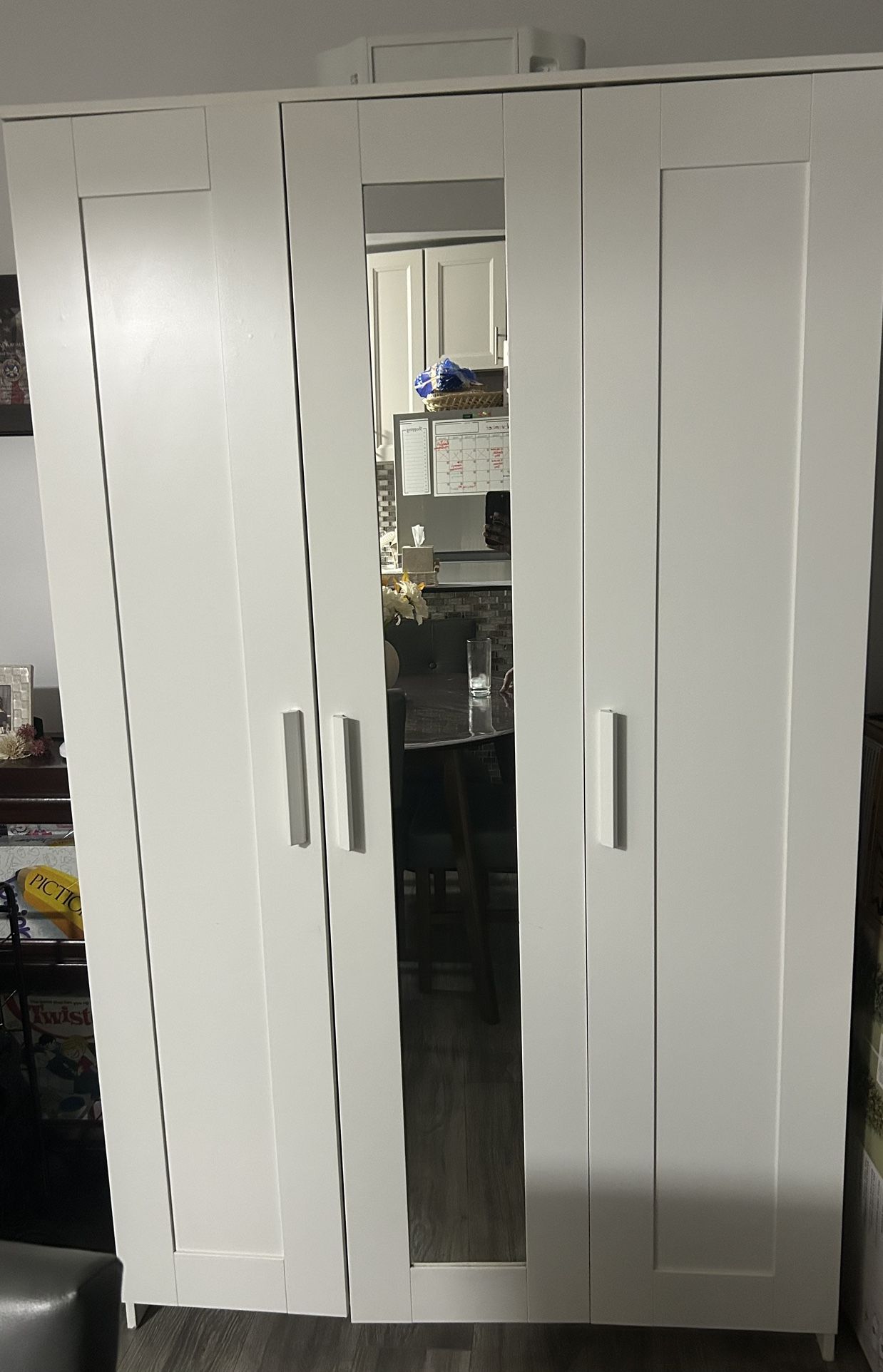 Brimnes Wardrobe Closet (White)