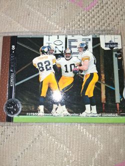 Kordell Stewart -QB football card