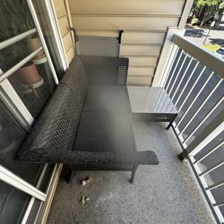IKEA Outdoor Wicker Patio Set
