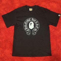 Black N White Chrome X Bape Tee