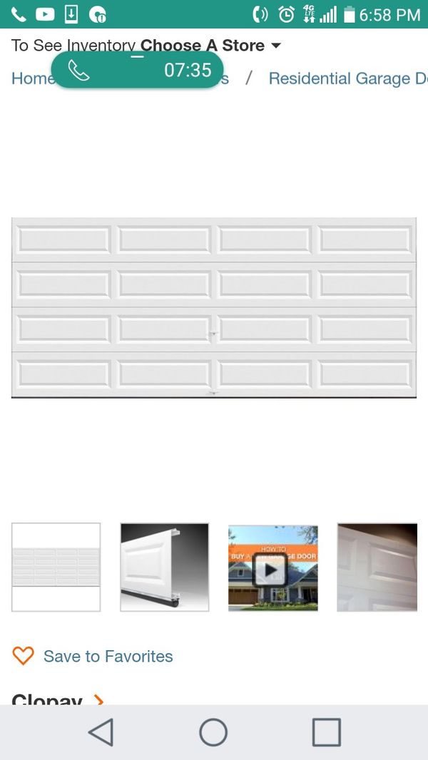Garage Door 13 Feet Wide 7 8 Feet Tall For Sale In Queens Ny Offerup