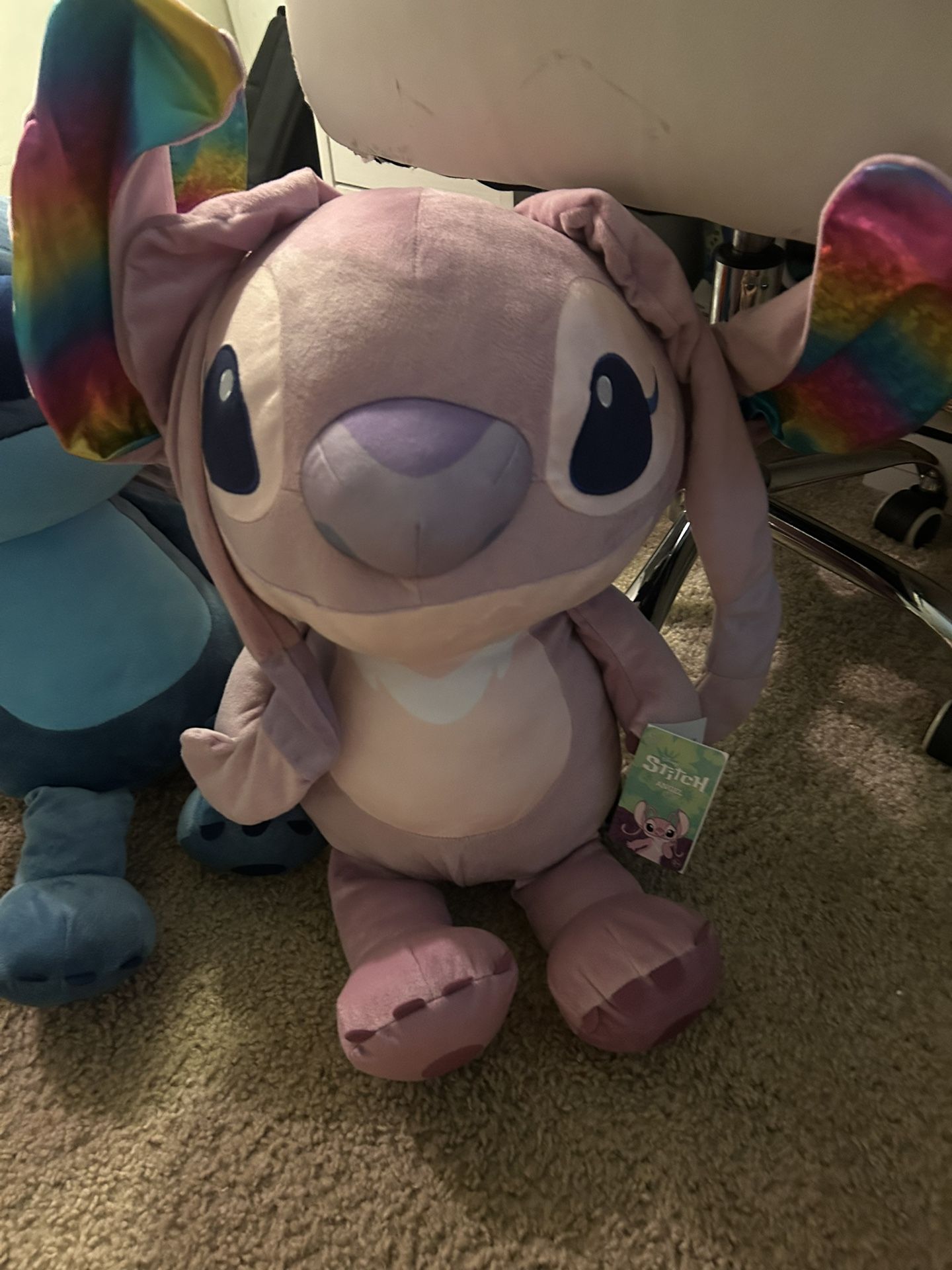 plushy angel and stitch new