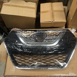 Front Black/Chrome Trim Bumper Grille 2016 2017 2018 Nissan Maxima Grill 